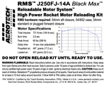 AeroTech J250FJ-14A RMS-54/852 Reload Kit (1 Pack) - 1025014